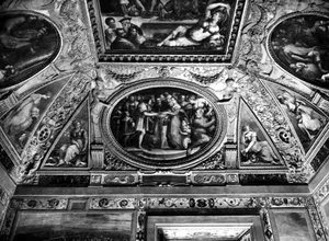 Pope Clement VII Marries Catherine de Medici with Henri II of France, from the Sala di Clemente VII