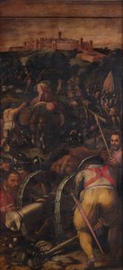 Storming of Monteriggioni by Giorgio Vasari