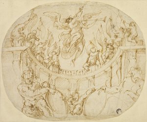 Study for Allegory of Two Quartieri of Florence