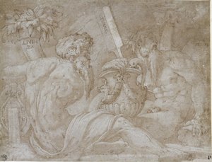 Three River Gods by Giorgio Vasari