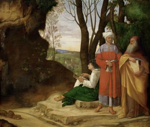 Three Philosophers by Giorgione