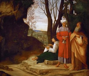 Three Philosophers by Giorgione
