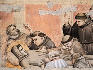 Death of St Francis (detail)