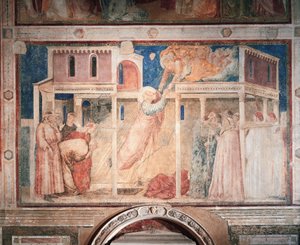 Stories of John Evangelist: Kidnapping (detail) by Giotto (c.1266 1337)