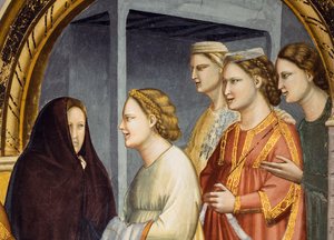 The Meeting at the Golden Gate, (detail)