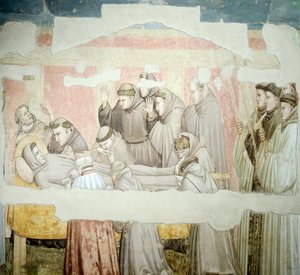 The Mourning of St Francis by Giotto (c.1266 1337)