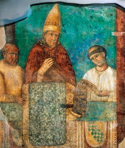 Boniface VIII announces Holy Year by Giotto (c.1266 1337)