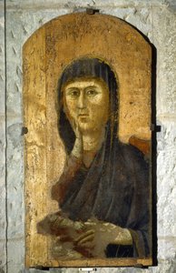 Madonna. Portrait of the Virgin on a Gold Background by Giotto (c.1266 1337)