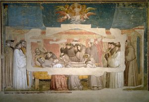 The Funeral of Saint Francis of Assisi. Stigma Verification by Giotto (c.1266 1337)