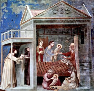Birth of the Virgin by Giotto