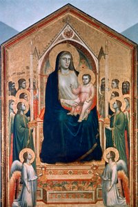 Madonna and Child Enthroned by Giotto di Bondone