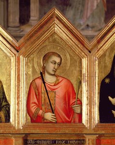 Saint from the St. Reparata Polyptych (detail) by Giotto di Bondone
