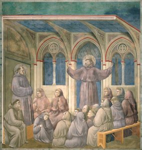 The Apparition at the Chapter House at Arles, 1297-99 by Giotto di Bondone
