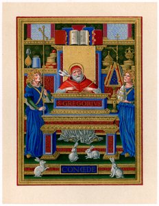 St Gregory the Great Receiving Inspiration from the Holy Spirit, c. 1490