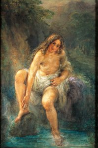 The bather by Giovanni Carnovali