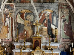 The Frescoes in the Chapel of the Annonciade, Tende circa 1470