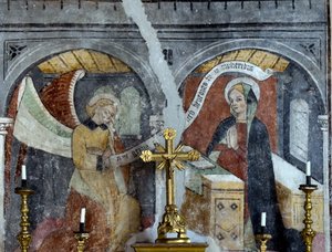 The Frescoes in the Chapel of the Annonciade, Tende circa 1470