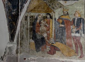 The Frescoes in the Chapel of the Annonciade, Tende circa 1470