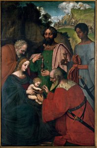Adoration of the Magi by Giovanni Agostino da Lodi
