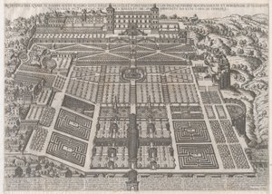 Speculum Romanae Magnificentiae: Tivoli Palace and Gardens by Giovanni Ambrogio Brambilla.