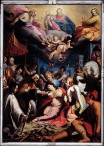 Administration of the Eucharist to St. Lucy