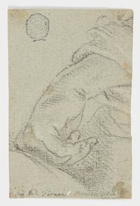 Study: A Left Hand in a Leaning Position by Giovanni Andrea Sirani