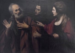 The Denial of St Peter by Giovanni Antonio Galli