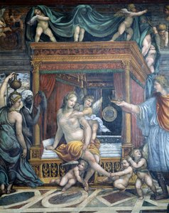 The Hall of the Marriage of Alexander the Great and Roxanne (detail) by Giovanni Antonio Bazzi Sodoma