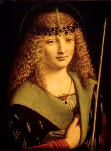 Portrait of a Youth as Saint Sebastian, c1500