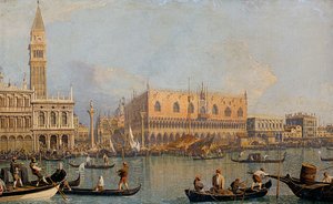 View of the Doges Palace in Venice