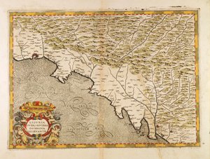 Eastern Liguria Region (Copper Engraving)