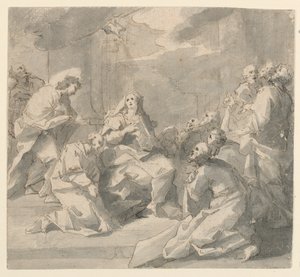 Pentecost by Giovanni Antonio Pellegrini