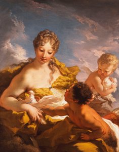 Venus, Cupid and a Faun