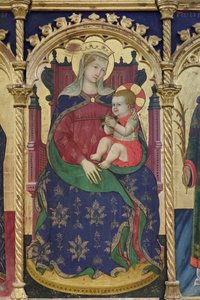 Madonna with Child among the saints Jerome, Benedict