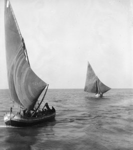 Sailboats with People on Board