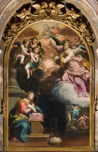 South Transept, Altar of the Annunciation, Altarpiece (1594)