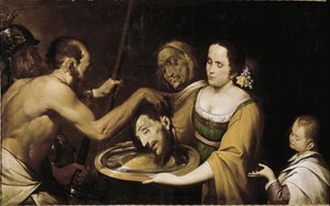 Salome with the head of St John the Baptist by Giovanni Battista  Crespi