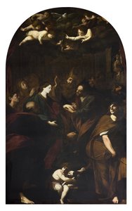The Marriage of the Virgin by Giovanni Battista and Gherardini Melchiorre Crespi