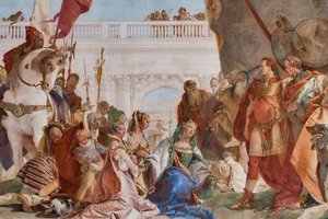 Continence of Alexander the Great (detail)