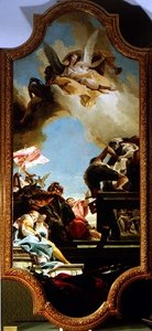 Erecting a Statue in Honour of the Emperor by Giovanni Battista Tiepolo