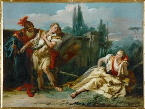 Rinaldo Leaves Armida. From Torquato Tasso