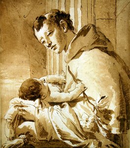 St. Anthony Holding the Christ Child by Giovanni Battista Tiepolo