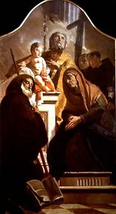 St. Joseph with the Christ Child and Saints by Giovanni Battista Tiepolo