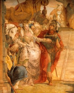 The Meeting of Anthony and Cleopatra (detail) by Giovanni Battista Tiepolo