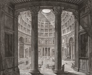 Interior of the Pantheon, Rome, Italy