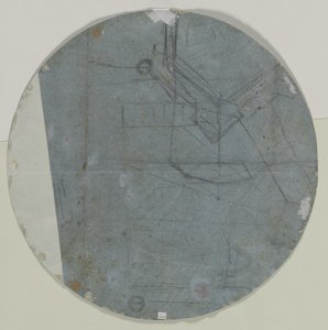 Architectural Sketch verso, Second Half 17th Century by Giovanni Battista Benaschi