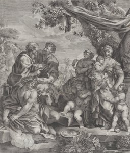 Allegorical Scene with a Sacrificial Lamb, 1640-70 by Giovanni Battista Bonacina
