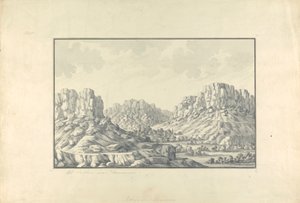 View of Hill Towns or Ruins near Damascus