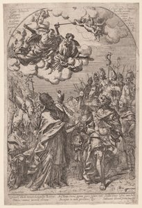 Attila at the Gates of Rome by Giovanni Battista Bracelli, after Alessandro Algardi
