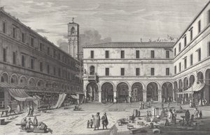 View of the Market Square Near the Church of San Giacomo